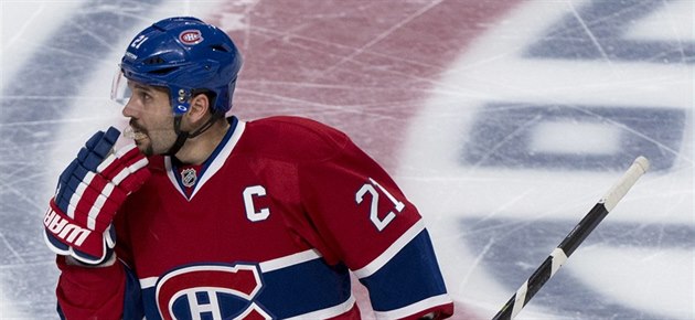 Brian Gionta z Montrealu po prohře s Bostonem. Brian Gionta z Montrealu po prohře s Bostonem.