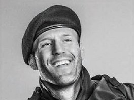 Jason Statham na plakátu k filmu Expendables 3