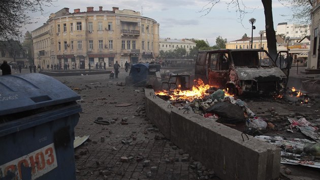 Nsledky nepokoj v ukrajinsk Odse (3. kvtna 2014)
