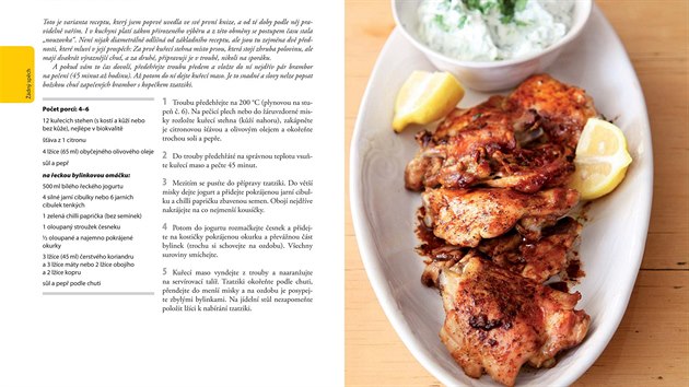 Recept na kuec s tzatziki (ivot je hostina, Nigella Lawson)