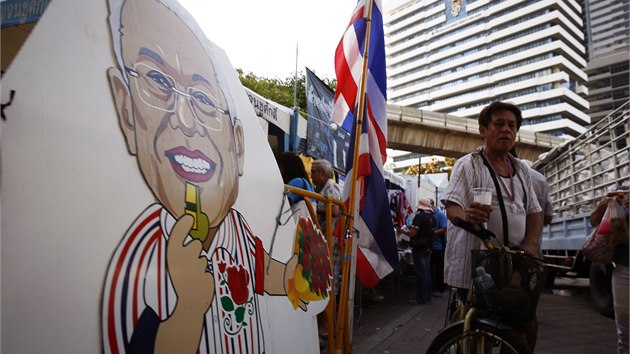 Protivldn protesty v Bangkoku (9. kvtna 2014)