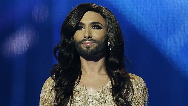 Rakuan Thomas Neuwirth, jeho umleck jmno je Conchita Wurst (Koda, 8. kvtna 2014).