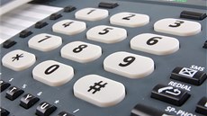 Numerická klávesnice vyniká velkými a dobe itelnými tlaítky.