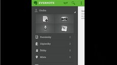 V aplikaci Evernote si poznamenáte ve dleité