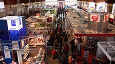 Záběr do pravého křídla Průmyslového paláce během Světu knihy 2011 Záběr do pravého křídla Průmyslového paláce během Světu knihy 2011