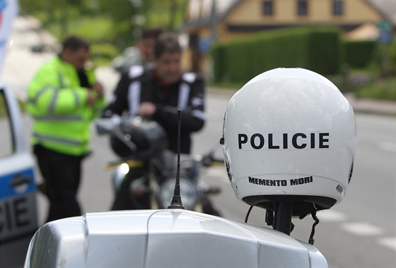 Dopravní akce policie na Vysoin byla zamená na motorkáe.