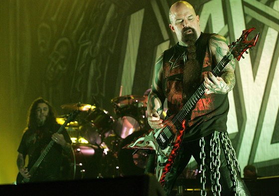 Americká thrashmetalová legenda Slayer v Ostrav (6.6.2012).