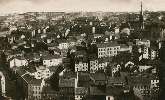 Severní svah ikova se zvedá do vinohradské roviny.