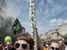 17. roníku Million Marihuana March, pochodu za legalizaci konopí, se...