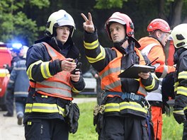 V lesích mezi ítkovou a Hornou Súou na Slovensku se konalo spolené cviení...