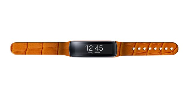 Samsung Gear Fit ve verzi Orange Genuine Alligator od studia By Atelier 