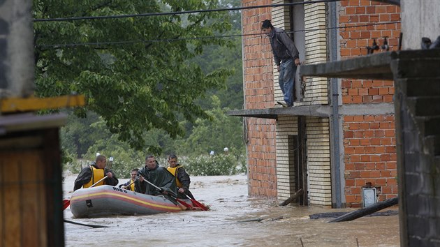 Zplavy v bosensk obci Zepce (16. kvtna 2014)