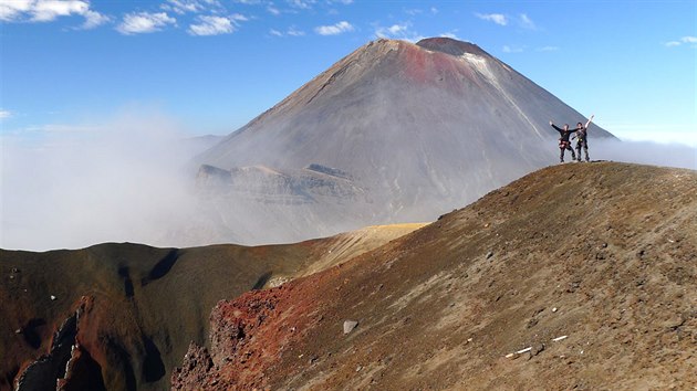 Vstup na ndhern sopky v nrodnm parku Tongariro