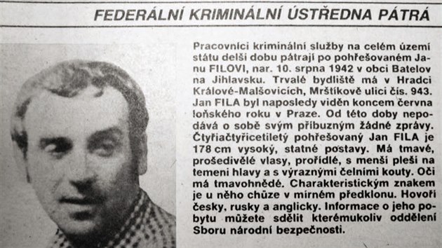 Ptrn po Janu Filovi v lednu 1987