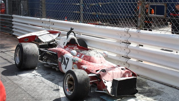 Grand Prix de Monaco Historique: Tohle nemuselo bt: znien vz Ferrari 312B2 Johna Goodmana.