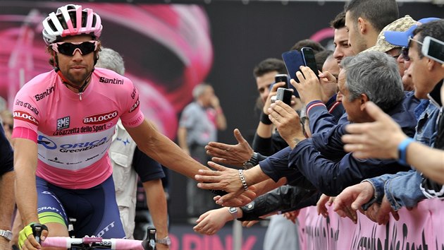 Michael Matthews na startu sedm etapy Giro d' Italia