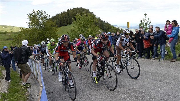 Momentka z osm etapy Giro d'Italia