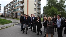 Ministři Jiří Dienstbier, Milan Chovanec a Michaela Marksová Tominová přijeli v... Ministři Jiří Dienstbier, Milan Chovanec a Michaela Marksová Tominová přijeli v...