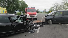 Na Blanensku se o víkendu stala tragická dopravní nehod. eln se tam srazila...