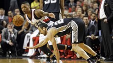 Damian Lillard z Portlandu má našlápnuto, Manu Ginobili ze San Antonia neudržel Damian Lillard z Portlandu má našlápnuto, Manu Ginobili ze San Antonia neudržel