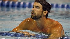Michael Phelps kontroluje na tabuli as, kterého v Charlotte dosáhl.