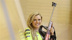 Biatlonistka Gabriela Soukalová na návštěvě fakulty sportovních studiií... Biatlonistka Gabriela Soukalová na návštěvě fakulty sportovních studiií...