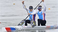 Jaroslav Radoň (vlevo) a Filip Dvořák obsadili druhé místo v kategorii C2... Jaroslav Radoň (vlevo) a Filip Dvořák obsadili druhé místo v kategorii C2...