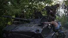 Ukrajintí vojáci se u Slavjansku chystají na dalí boje se separatisty (18....