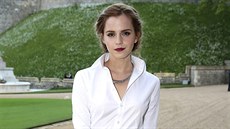 Emma Watsonová na veei poádané princem Williamem na zámku ve Windsoru (13....