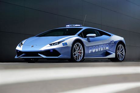 Nov Lamborghini Huracn LP 610-4 ve slubch italsk policie