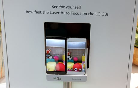 Rychlost laserovho osten modelu G3 demonstrovalo LG na londnsk premie...