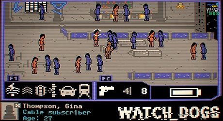 Watch Dogs jako hra na Commodore 64