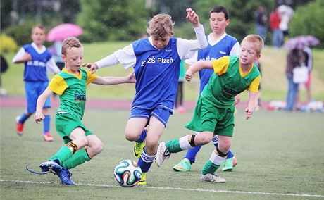 Nejvtí fotbalový turnaj pro áky základních kol McDonald's Cup v Plzni. 22.