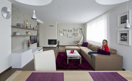 Lucie Hradecká ve svém novém dom