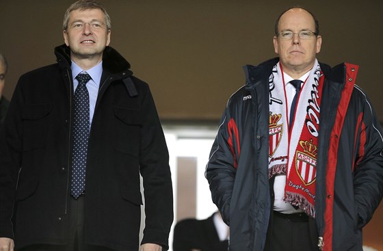 Miliardá Dmitrij Rybolovlev, majitel fotbalového klubu AS Monaco (vlevo), s...