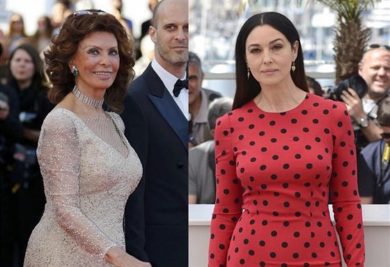 Sophia Lorenová a Monica Bellucci v Cannes (2014)