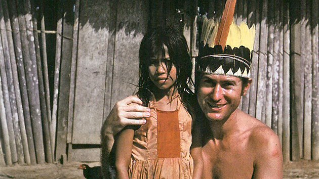 Ped ch, ve kter jsem il u indin Eceeje v roce 1973 na ece Madro de Dios v perunsk Amazonii.