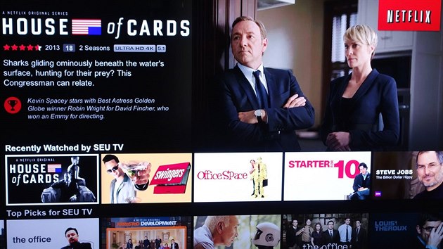 Sony 4K: House of Cards na Netflixu