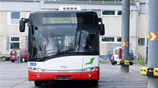 Nové autobusy Solaris brněnského dopravního podniku (27. května, 2014). Nové autobusy Solaris brněnského dopravního podniku (27. května, 2014).