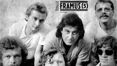 Sestava Framusu 5, která natoila Kolej Yesterday, na dobovém plakátu (nahoe...