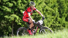 Jan Škarnitzl během závodu Světového poháru v Novém Městě. Jan Škarnitzl během závodu Světového poháru v Novém Městě.