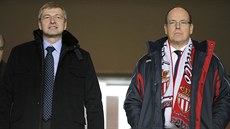 Miliardář Dmitrij Rybolovlev, majitel fotbalového klubu AS Monaco (vlevo), s... Miliardář Dmitrij Rybolovlev, majitel fotbalového klubu AS Monaco (vlevo), s...
