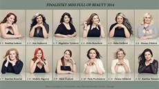 Finalistky soute Miss Full Of Beauty 2014, která zmnila název na Miss Prima...