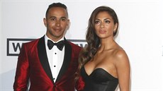 Lewis Hamilton a Nicole Scherzingerová (Cannes, 22. kvtna 2014)