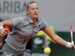 Petra Kvitov bojuje ve 3. kole Roland Garros proti Svtlan Kuzncovov. 