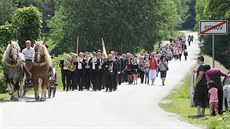 V Oechov na ársku v sobotu oslavili 650 let obce. (31. kvtna 2014).