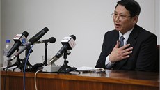 Jihokorejský misionář Kim Čong-uk, kterého v KLDR odsoudili za špionáž a Jihokorejský misionář Kim Čong-uk, kterého v KLDR odsoudili za špionáž a