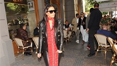 Kim Kardashianová v praské Paíské ulici (2010)