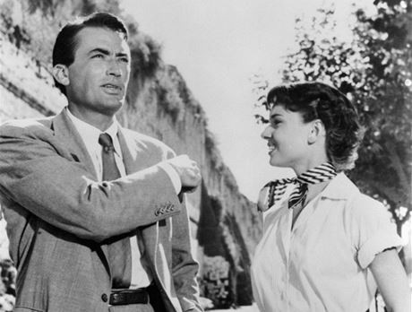 Prázdniny v ím (Gregory Peck a Audrey Hepburnová)