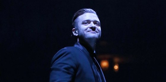 Justin Timberlake vystoupil 3.6. 2014 v praské O2 arén.